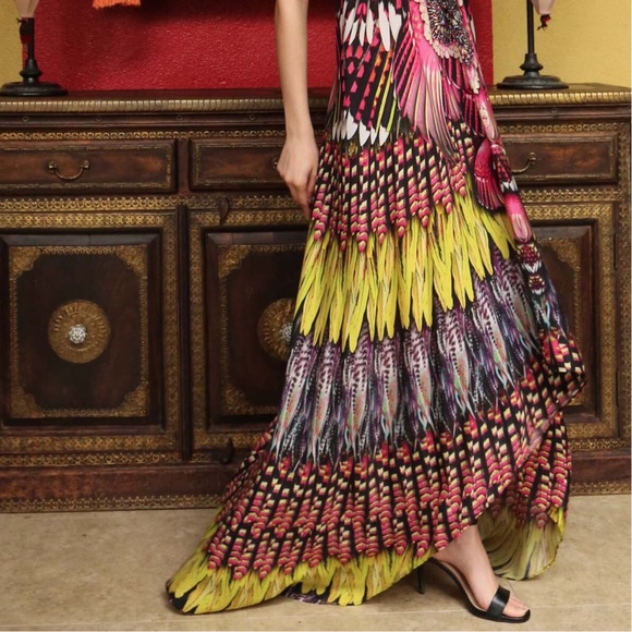 NWT แฆ Parides aso RHOBH แฆ 3 Way Silk Maxi Dress แฆ - Picture 8 of 8